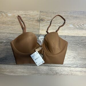 SKIMS Brown Bra